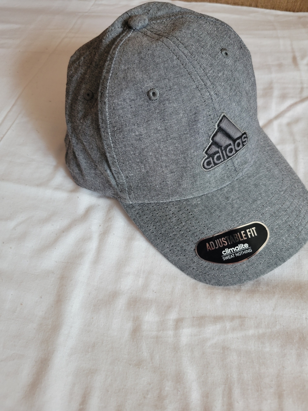 adidas Gray Heather Performance Baseball Cap